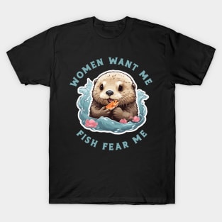 kawaii sea otter T-Shirt